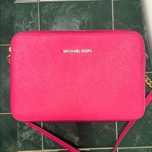 Micheal Kors leather cross-body bag